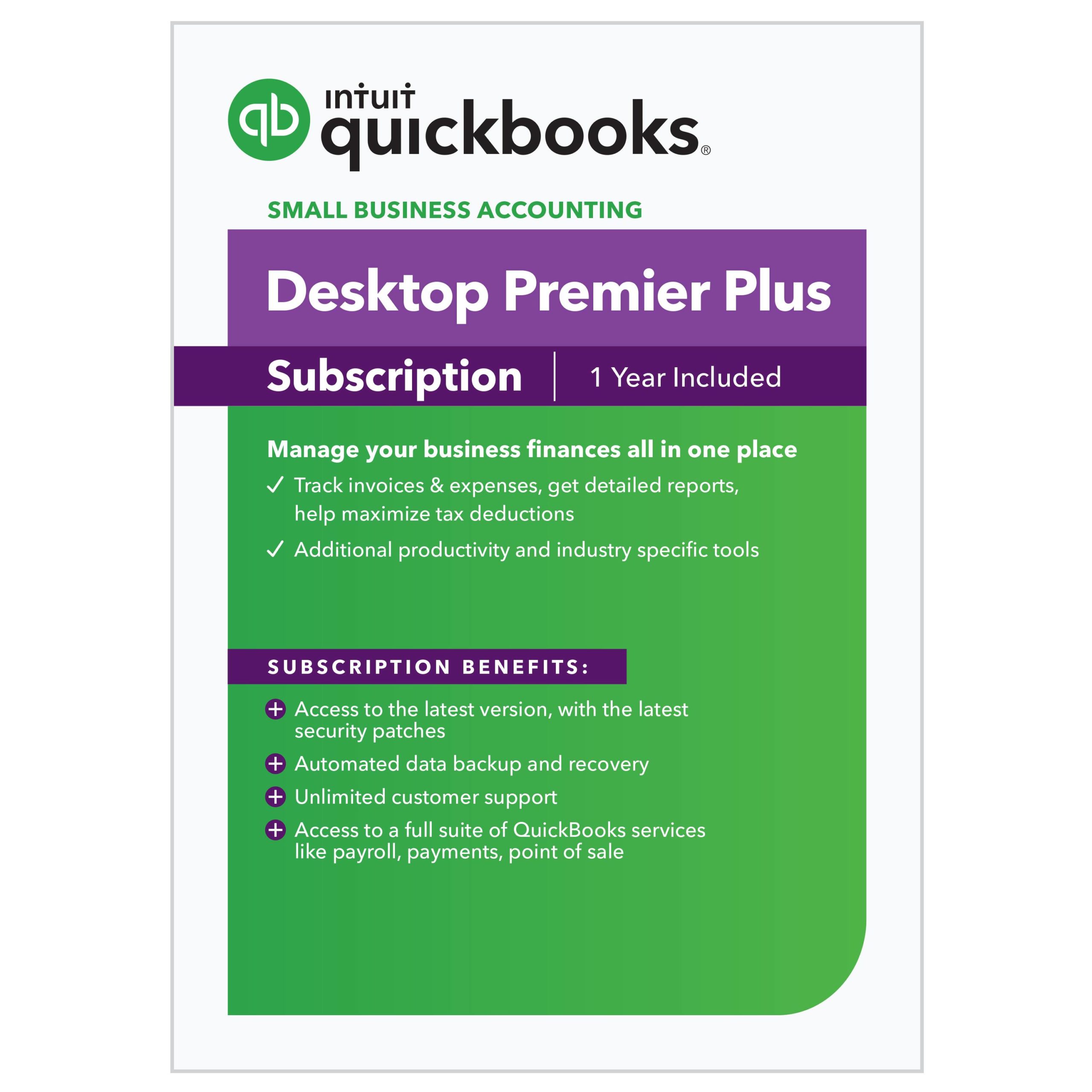 QuickBooks Desktop Premier Plus 2023 2 Users [Annual Subscription