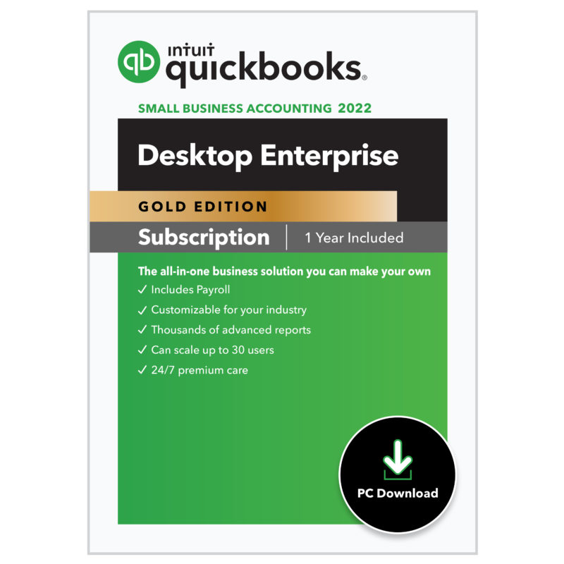 2022 QuickBooks Enterprise – Gold
