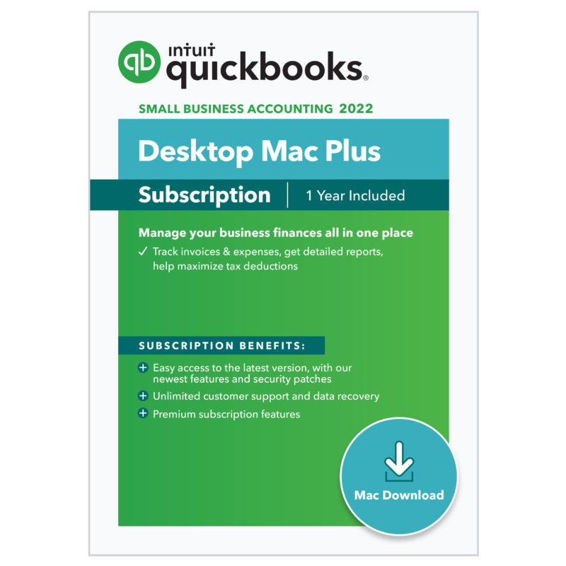 2022 Quickbooks Desktop for Mac