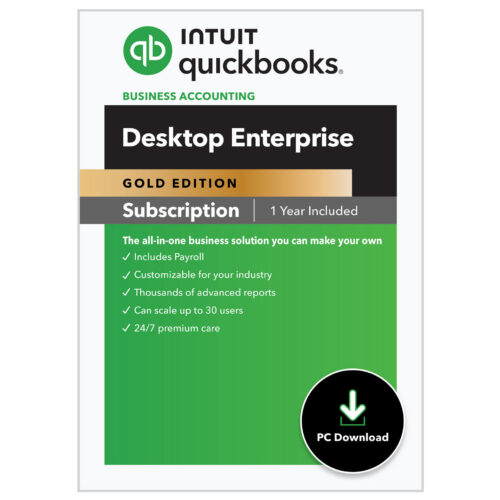 QuickBooks Enterprise Monthly w/Hosting 2024 - Gold